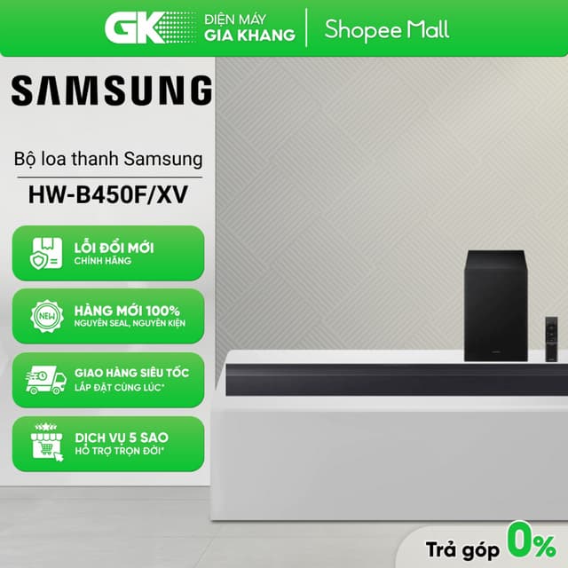 Bộ Loa Thanh Samsung HW-B450F/XV 300W [Toàn Quốc] - Ảnh 3