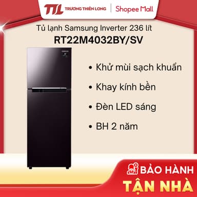 So sánh giá RT22M4032BY/SV - Tủ Lạnh Samsung Inverter 236 Lít [TOÀN QUỐC] rẻ nhất?
