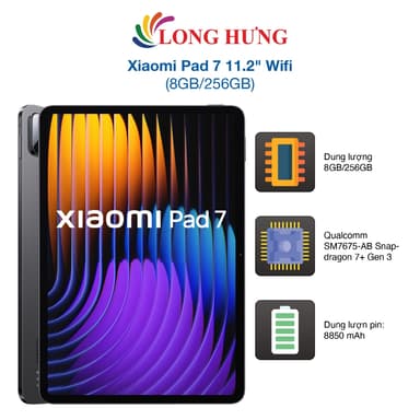 So sánh giá Máy tính bảng Xiaomi Pad 7 11.2" Wifi (8GB/256GB) - Hàng chính hãng rẻ nhất?