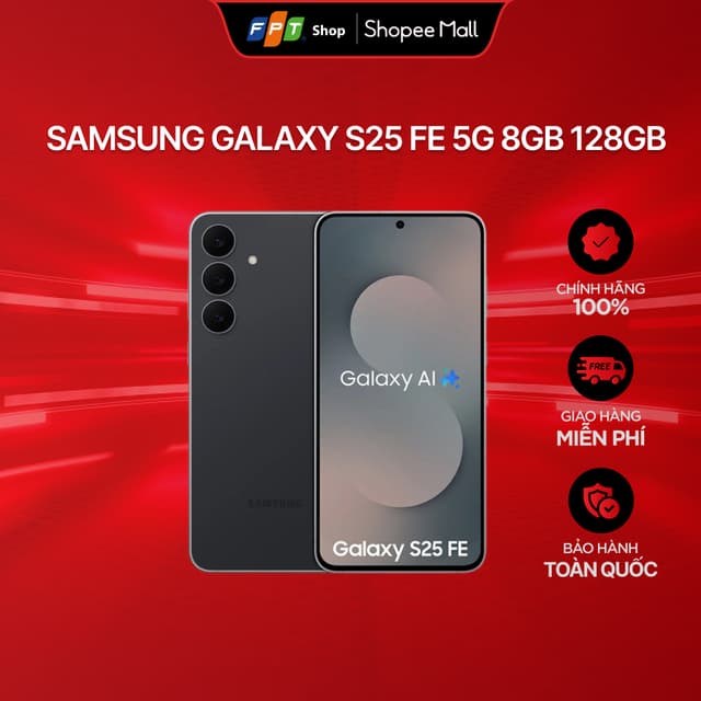 [Chỉ GH tận nơi] Điện thoại Samsung Galaxy S25 FE 5G 8GB 128GB - Ảnh 3