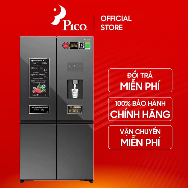 Tủ lạnh Panasonic Inverter 621 lít PRIME+ Edition Multi Door NR-XY680YMMV - Ảnh 9
