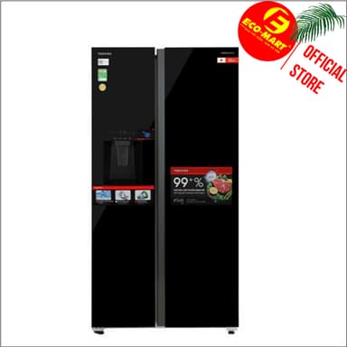 So sánh giá Tủ lạnh Toshiba GR-RS755WIA-PGV(22)-XK Inverter 568 lít Side By Side có lắp đặt rẻ nhất?