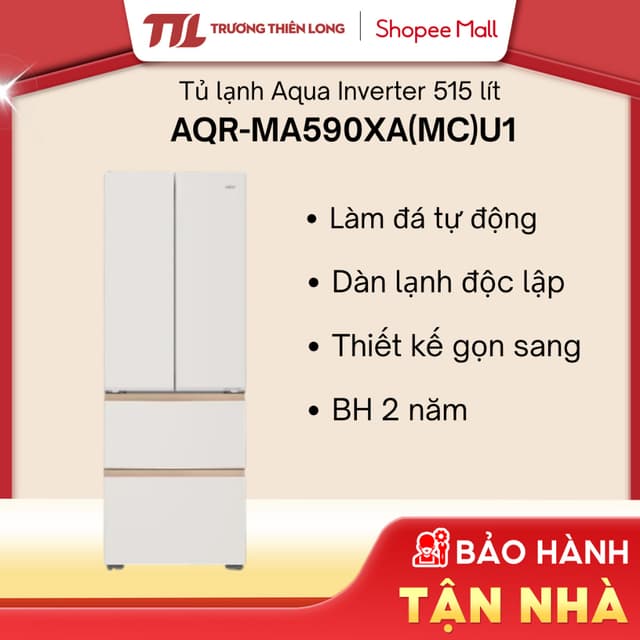 Tủ Lạnh Aqua Inverter 515 Lít Multi Door AQR-MA590XA(MC)U1 [FREESHIP HCM] - Ảnh 11