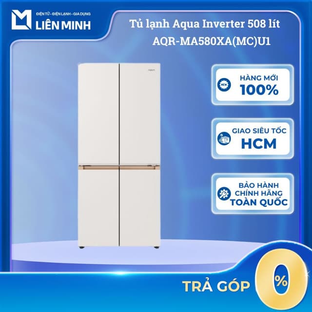 AQR-MA580XA(MC)U1 - Tủ lạnh Aqua Inverter 508 lít Multi Door - Công nghệ ABT Pro - [SHIP 0Đ HCM] - Ảnh 7