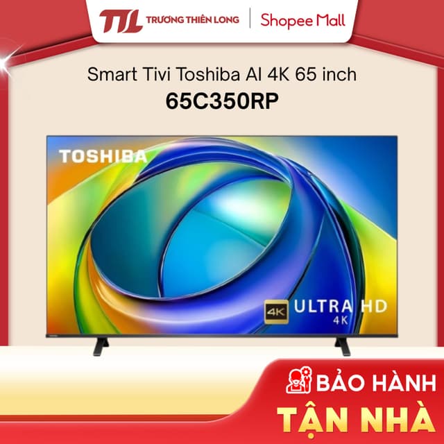 Smart Tivi Toshiba AI 4K 65 Inch 65C350RP [FREESHIP HCM] - Ảnh 1
