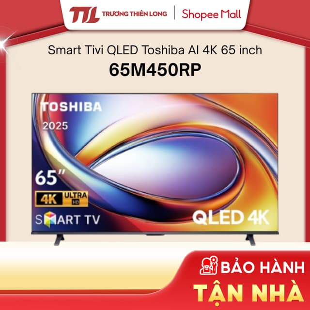 Smart Tivi QLED Toshiba AI 4K 65 Inch 65M450RP [FREESHIP HCM] - Ảnh 4