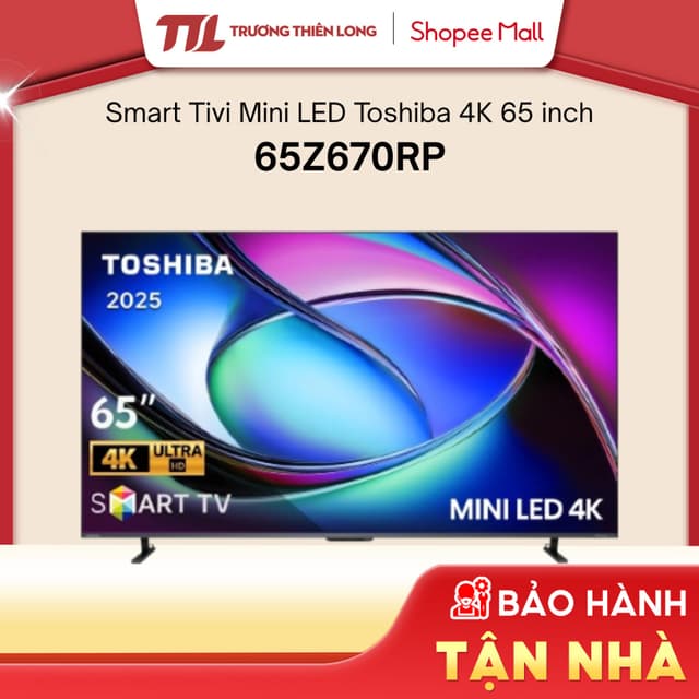 Smart Tivi Mini LED Toshiba AI 4K 65 Inch 65Z670RP [FREESHIP HCM] - Ảnh 2