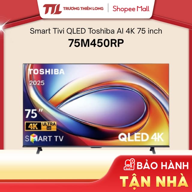 Smart Tivi QLED Toshiba AI 4K 75 Inch 75M450RP [FREESHIP HCM] - Ảnh 12
