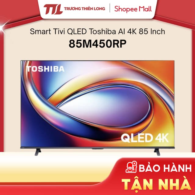 Smart Tivi QLED Toshiba AI 4K 85 Inch 85M450RP [FREESHIP HCM] - Ảnh 2