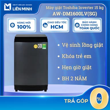 So sánh giá Máy Giặt Toshiba Inverter 15 Kg AW-DM1600LV(SG) [SHIP 0Đ HCM] rẻ nhất?