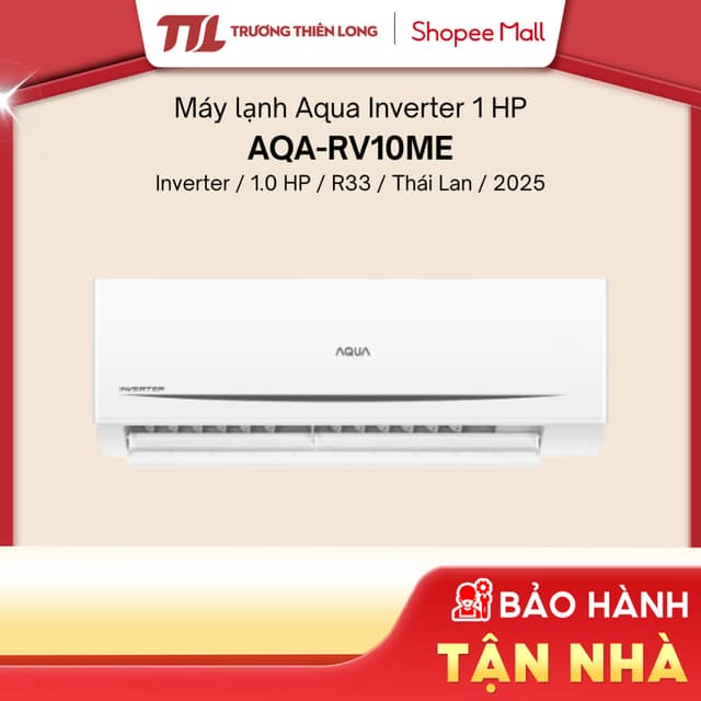 Máy Lạnh Aqua Inverter AQA-RV10ME (1 HP) | AQA-RV13ME (1.5 HP) | AQA-RV18QE (2 HP) [TOÀN QUỐC] - Ảnh 3