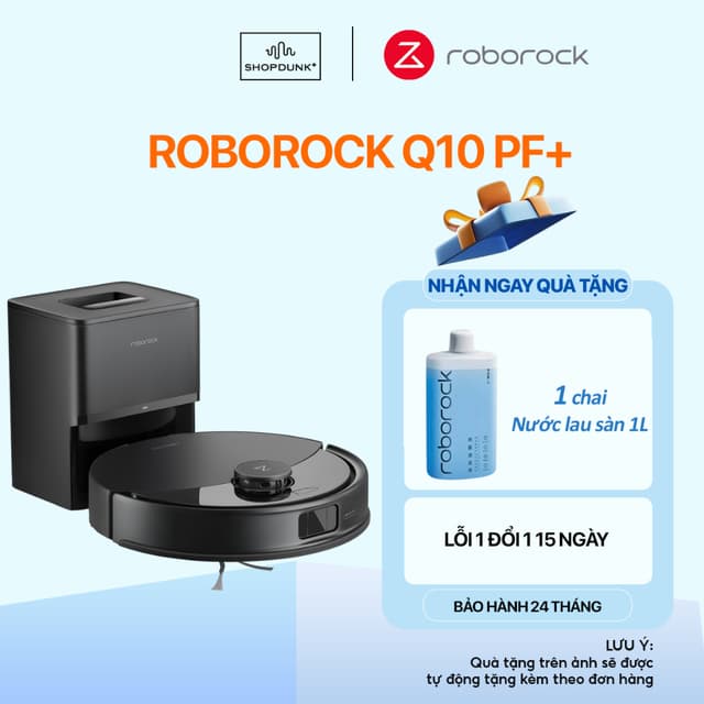 Robot Hút Bụi Lau Nhà Roborock Q10 PF+ | Tự Động Đổ Rác | Bảo Hành 2 Năm Chính Hãng - Ảnh 11