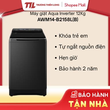 So sánh giá AWM14-B2158L(B) || AWM16-B2158L(B) - Máy Giặt Aqua Inverter 14 Kg / 16 Kg rẻ nhất?