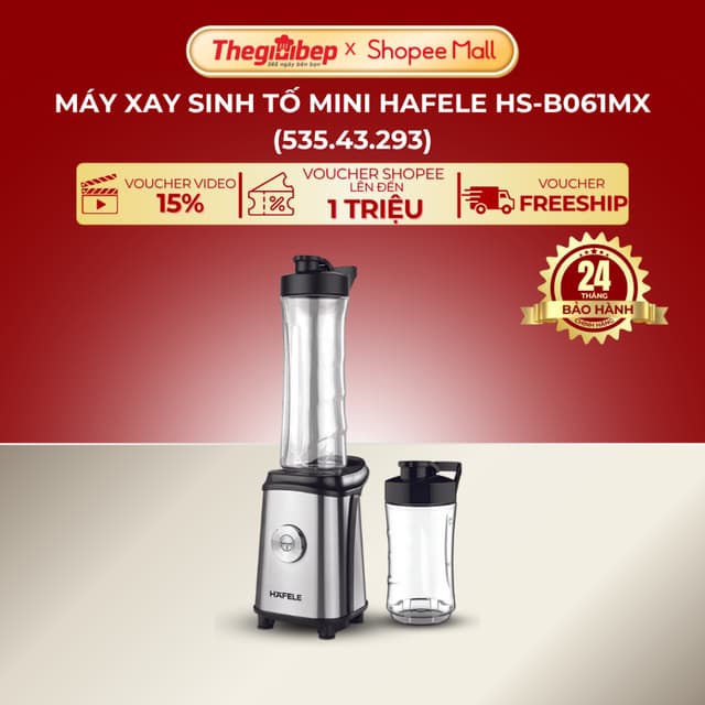 Máy xay sinh tố mini Hafele HS-B061MX - 535.43.293 - Ảnh 7