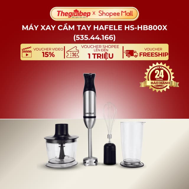 [NEW] Máy xay cầm tay Hafele HS-HB800X 535.44.166 - Ảnh 3