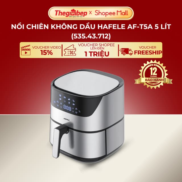 Nồi chiên không dầu Hafele AF-T5A (535.43.712) 5 lít - Ảnh 12
