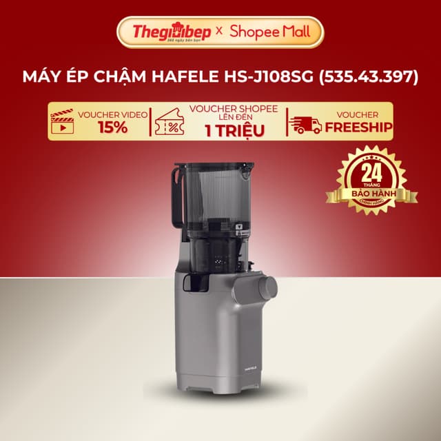 [NEW] Máy ép chậm Hafele HS-J108SG (535.43.397) - Ảnh 10