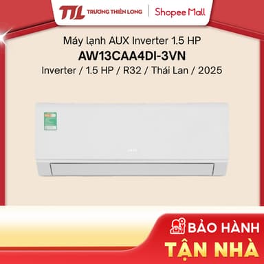 So sánh giá [GIAM500] Máy Lạnh Aux Inverter 1.5 HP AW13CAA4DI-3VN (Phù Hợp <20m²) [BH 3 NĂM CHÍNH HÃNG] [FREESHIP HCM] rẻ nhất?