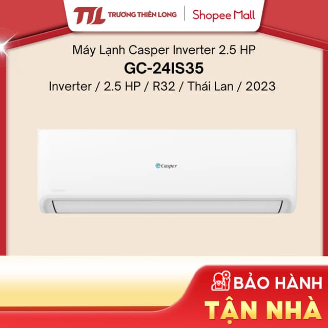 GC-24IS35 (2.5 HP) - Máy Lạnh Casper Inverter 2.5 Ngựa [FREESHIP HCM] - Ảnh 11