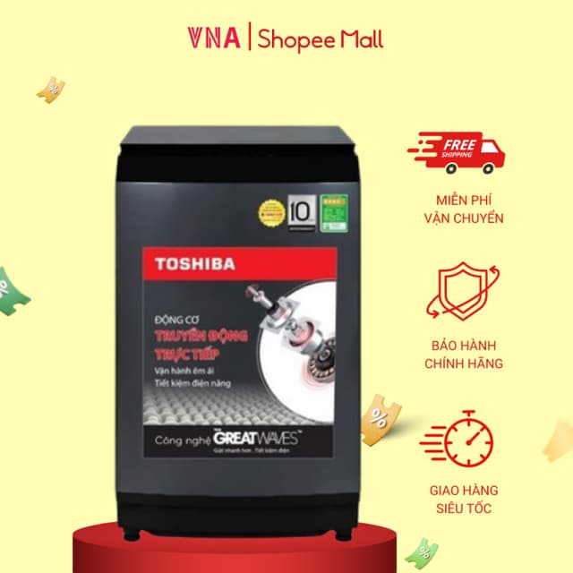 Máy giặt Toshiba Inverter 15 kg AW-DM1600LV(SG) - Chính hãng bảo hành 24 tháng - Ảnh 7
