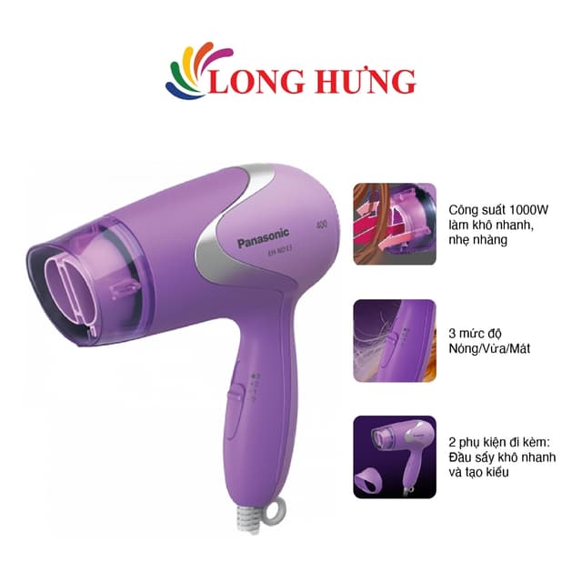 Máy sấy tóc Panasonic EH-ND13-V645 - Hàng chính hãng - Ảnh 12