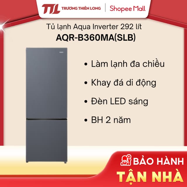 AQR-B360MA(SLB) - Tủ Lạnh Aqua Inverter 292 Lít [TOÀN QUỐC] - Ảnh 5