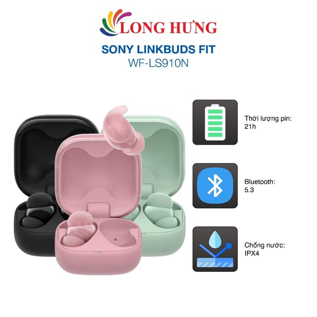 Tai nghe Bluetooth True Wireless Sony LinkBuds Fit WF-LS910N - Hàng chính hãng - Ảnh 8