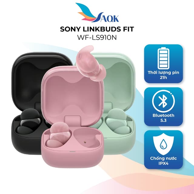 Tai nghe Bluetooth True Wireless Sony LinkBuds Fit WF-LS910N - Hàng chính hãng - Ảnh 4