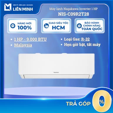 So sánh giá NIS-C09R2T28 - Máy Lạnh NAGAKAWA Inverter 1 HP - [SHIP 0Đ HCM] rẻ nhất?