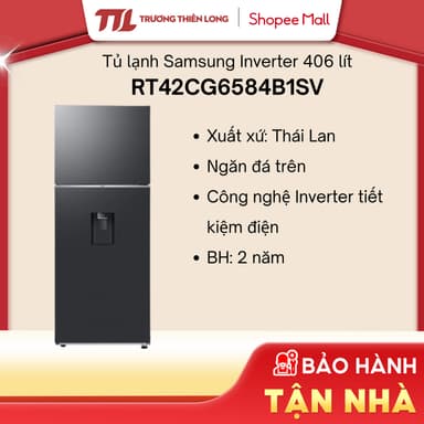 So sánh giá RT42CG6584B1SV -Tủ Lạnh Samsung Inverter 406 Lít RT42CG6584B1SV [FREESHIP HCM] rẻ nhất?