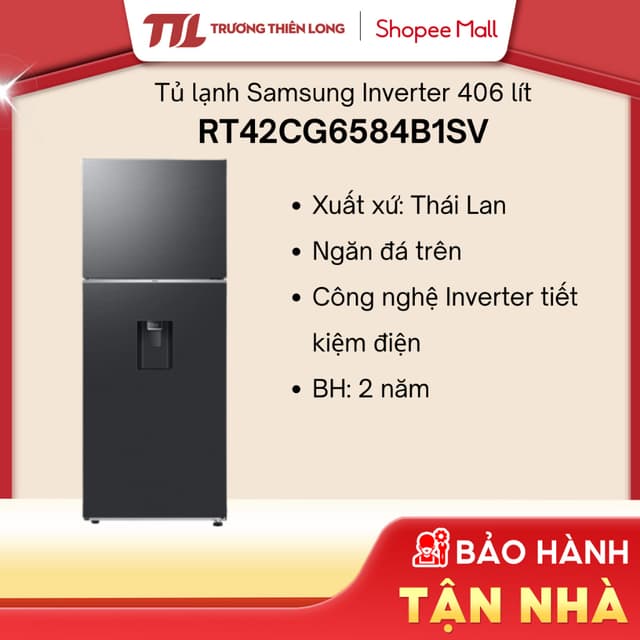 RT42CG6584B1SV -Tủ Lạnh Samsung Inverter 406 Lít RT42CG6584B1SV [FREESHIP HCM] - Ảnh 10