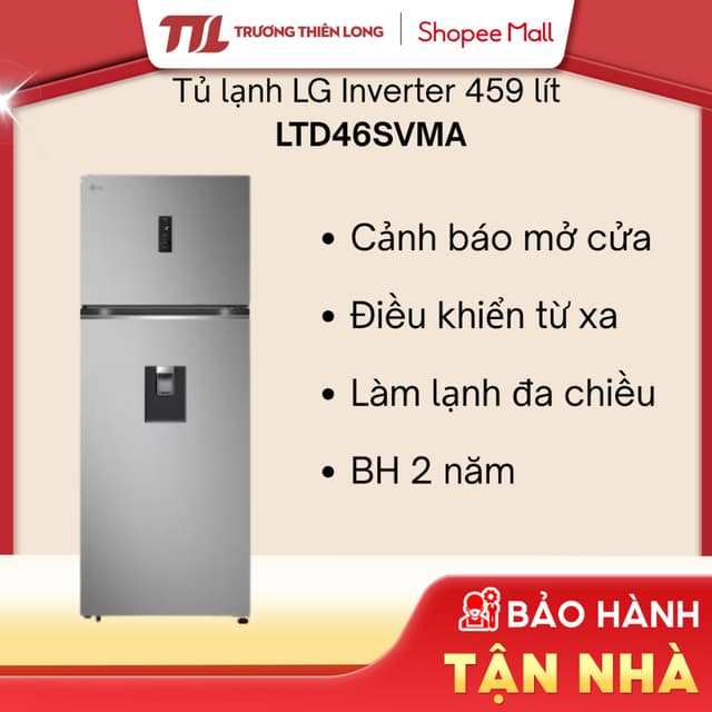 LTD46SVMA - Tủ Lạnh LG Inverter 459 Lít LTD46SVMA [FREESHIP HCM] - Ảnh 8