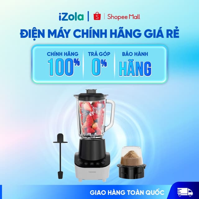 BL-70GS1PV - Máy xay sinh tố đa năng Toshiba BL-70GS1PV- Hàng chính hãng - Ảnh 2