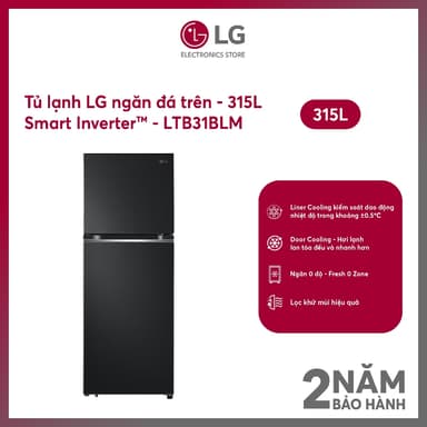 So sánh giá Tủ lạnh LG Inverter 315 lít LTB31BLM - SHOP Miễn phí GIAO + LẮP Hà Nội rẻ nhất?
