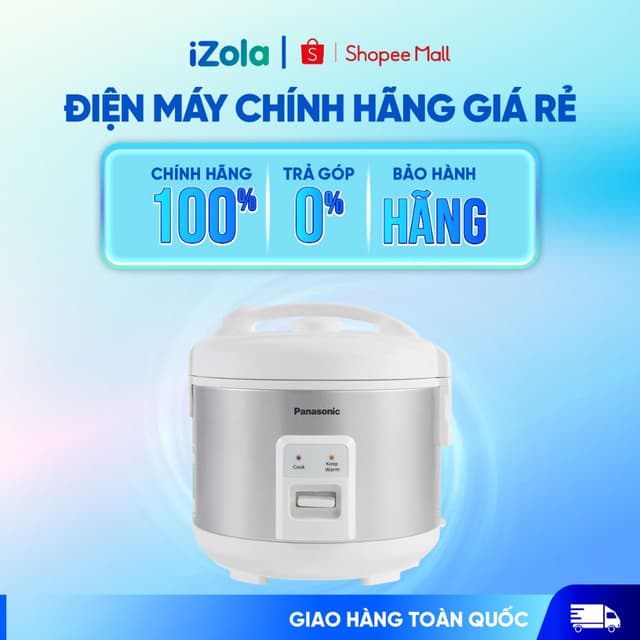 SR-MVN10LRAX - Nồi cơm nắp gài Panasonic 1 lít SR-MVN10LRAX - Hàng chính hãng - Ảnh 1