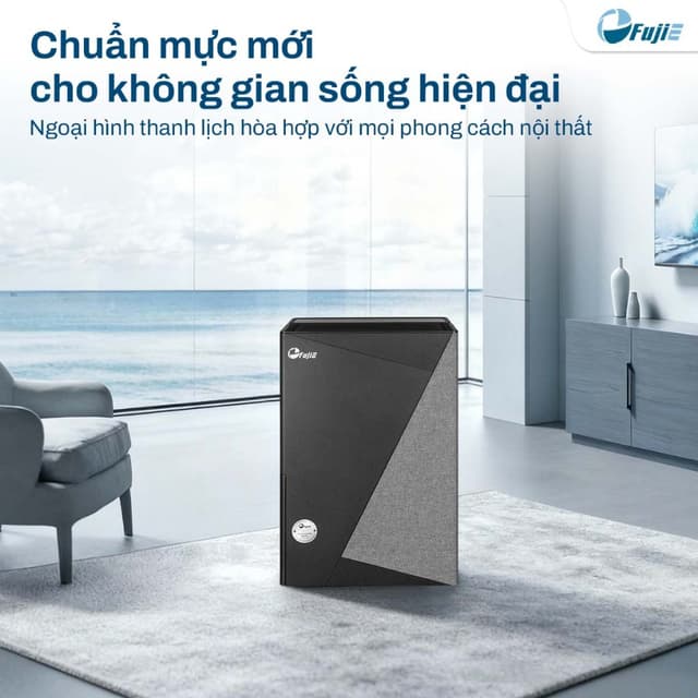 Máy hút ẩm Block nhập khẩu FUJIE HM-924ED Loại bỏ ẩm ướt 24l/ngày, màng lọc HEPA và có kết nối wifi - Ảnh 4