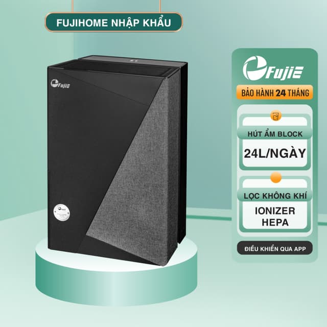Máy Hút Ẩm Gia Đình Block FUJIE HM-924ED có tích hợp lọc không khí ionizer và kết nối wifi - Ảnh 7