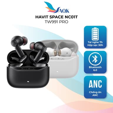 So sánh giá Tai nghe Bluetooth True Wireless Havit Space NC01T TW991 Pro - Hàng chính hãng rẻ nhất?