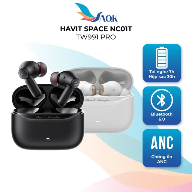 Tai nghe Bluetooth True Wireless Havit Space NC01T TW991 Pro - Hàng chính hãng - Ảnh 11
