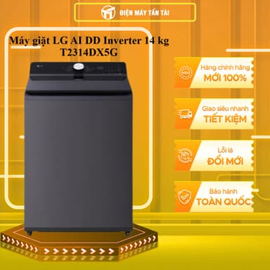 So sánh giá T2314DX5G - Máy giặt LG AI DD Inverter 14 kg T2314DX5G - GIAO TOÀN QUỐC rẻ nhất?