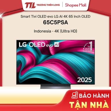So sánh giá 65C5PSA - Smart Tivi OLED LG evo AI 4K 65 inch OLED65C5PSA [FREESHIP HCM] rẻ nhất?