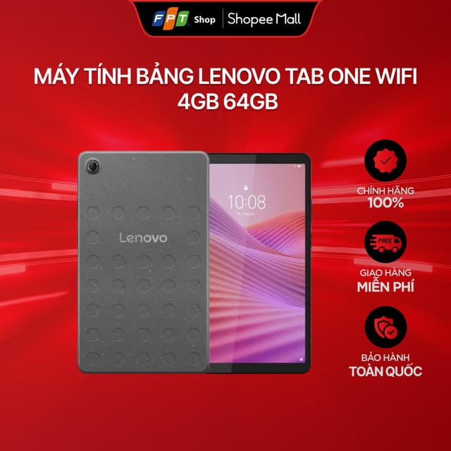 [Chỉ GH tận nơi] Máy tính bảng Lenovo Tab One WiFi 4GB 64GB Xám - Ảnh 5