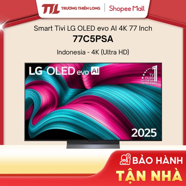 77C5PSA - Smart Tivi OLED LG evo AI 4K 77 inch OLED77C5PSA [FREESHIP HCM] - Ảnh 5