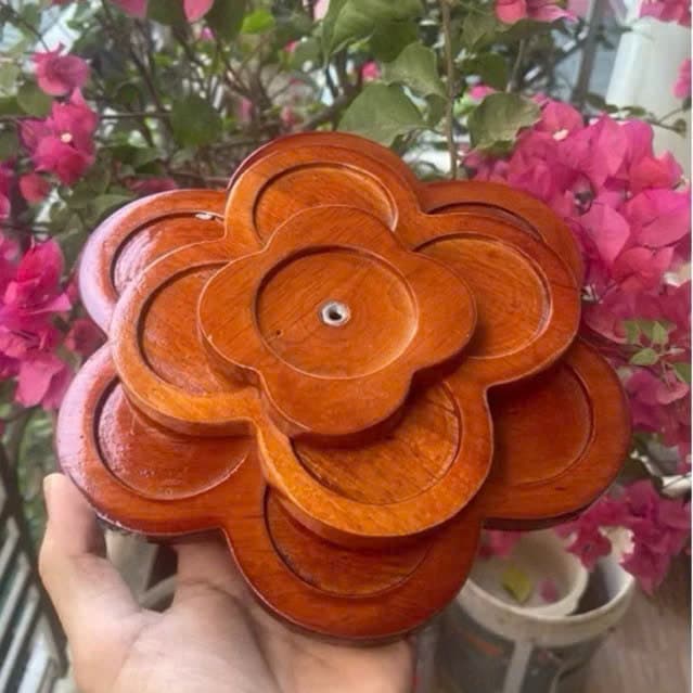 Tháp bày bia nước ngọt,tháp giả gỗ 3 tầng trưng bày ngày Tết ban thờ phủ bóng hàng dày đẹp - Ảnh 8