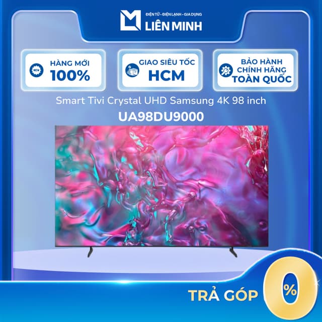 UA98DU9000 - Smart Tivi Crystal UHD Samsung 4K 98 inch - Bộ xử lý hình ảnh Crystal 4K [SHIP 0Đ HCM] - Ảnh 12