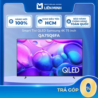 So sánh giá Smart Tivi Samsung QLED 4K AI 75 Inch QA75Q6FA - Bảo Hành Chính Hãng rẻ nhất?