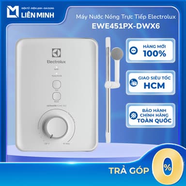 So sánh giá Máy Nước Nóng Trực Tiếp Electrolux 4500W EWE451PX-DWX6 - Bảo Hành Chính Hãng rẻ nhất?