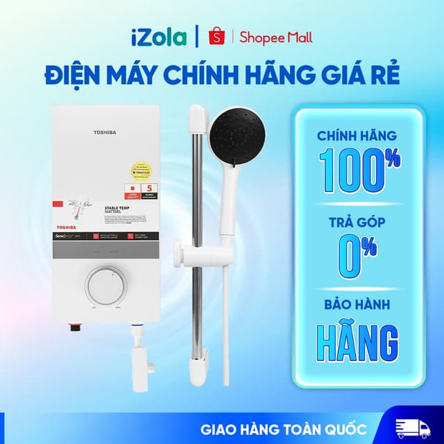 TWH-45MCNVN(W)-WB - Máy nước nóng trực tiếp Toshiba 4500W TWH-45MCNVN(W)-WB - Hàng chính hãng - Ảnh 12