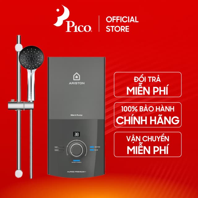 Máy nước nóng trực tiếp Ariston 4500W AURES PREMIUM+ 4.5P - Ảnh 9