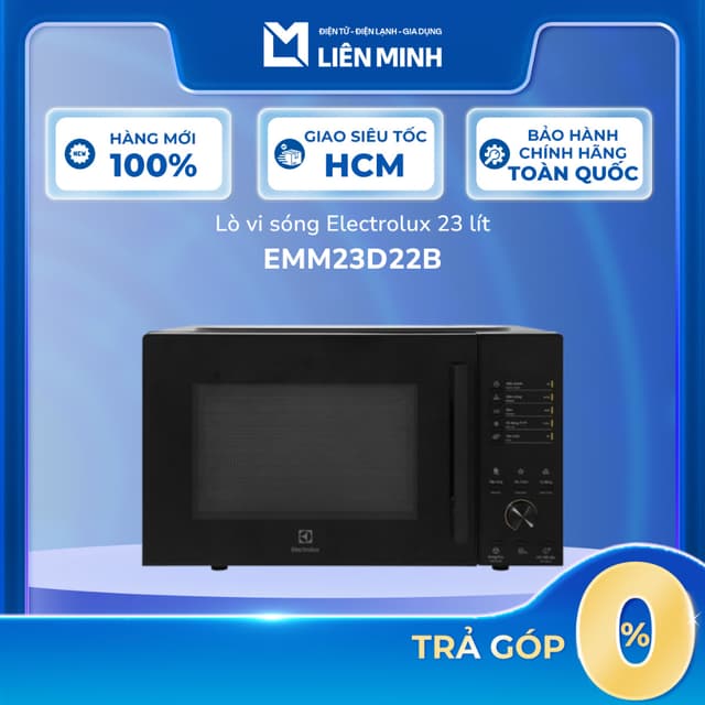 EMM20K22B / EMM20K22W / EMM23K22B / EMM23D22B Lò Vi Sóng Electrolux 20 Lít / 23 Lít  - Ảnh 9
